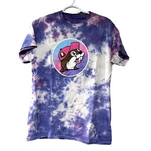 Buc-ee's Tie Dye Jeep and Dogs Tee Size Medium